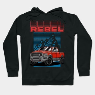 American Pickup Truck RAM 1500 Rebel Hoodie